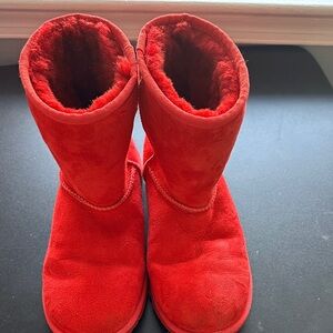 UGG Red Suede Boots